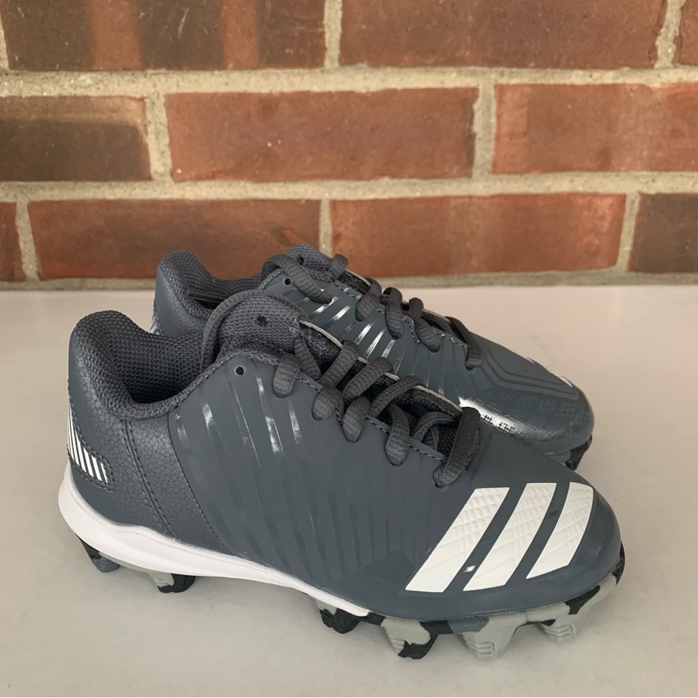 adidas Gray and White Kids Shoes